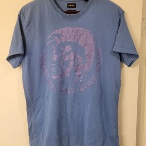 Brand:Diesel; Size:L; Color:Blue/Purple